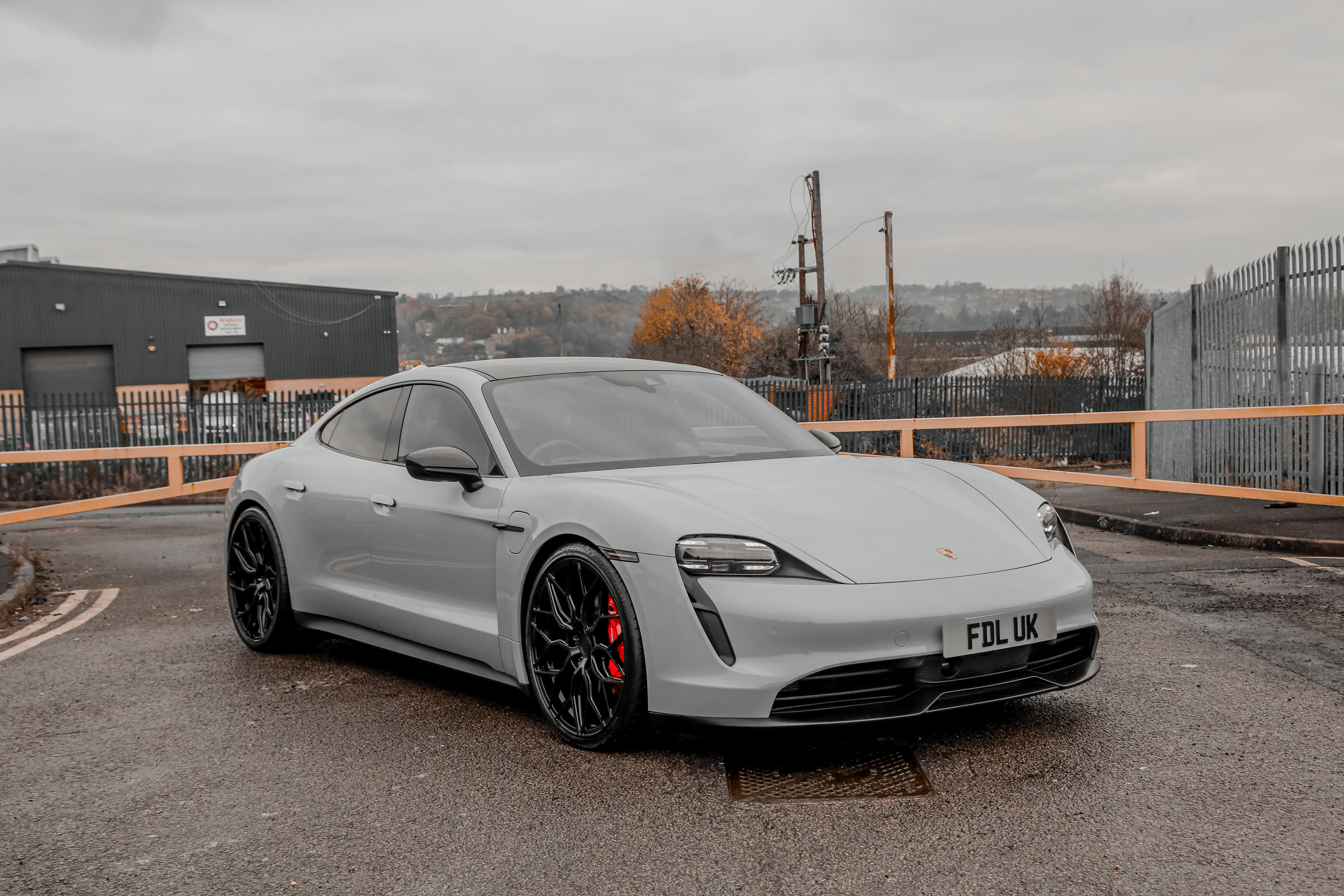 Porsche Taycan wrap and wheels by FDL Bespoke